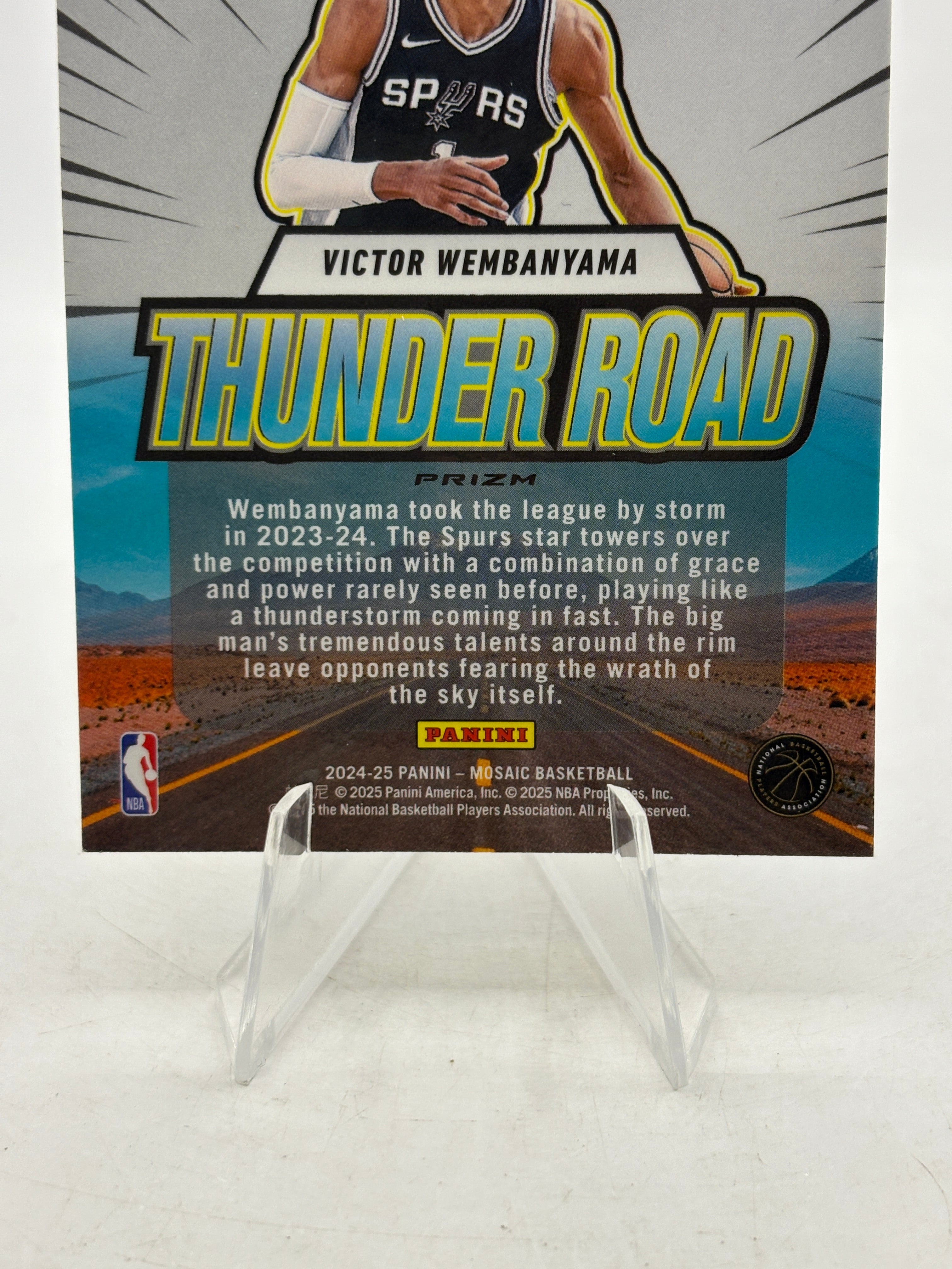 2024-25 Panini Mosaic Basketball - Victor Wembanyama Thunder Road Green Mosaic FRENLY BRICKS - Open 7 Days
